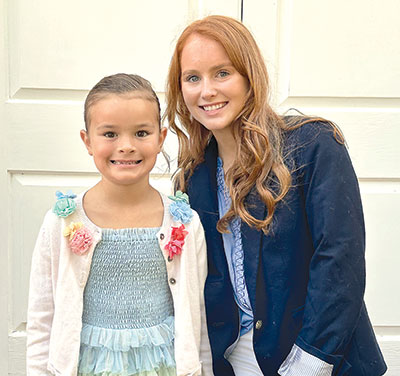 Cara Moss and Sawyer Edwards