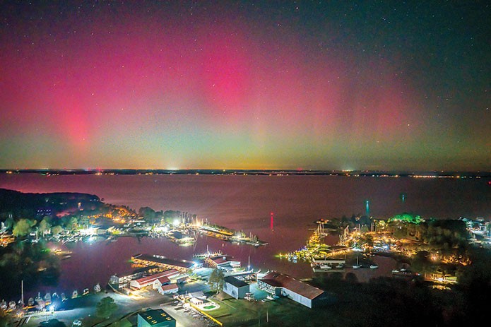Aurora borealis graces sky above Broad Creek • SSentinel.com