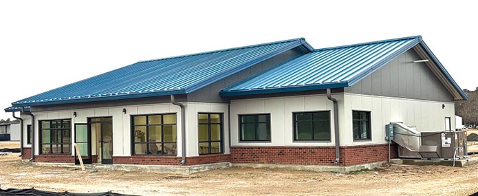 terminal building at Hummel Field airport